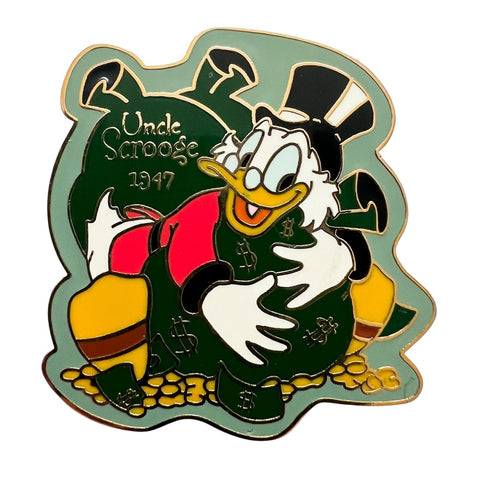 Disney Countdown to the Millennium Pin #33 Uncle Scrooge McDuck Money Bags Pin