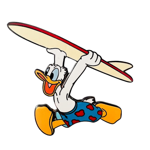 Disney Summer Surfer Donald Pin