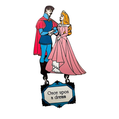 Disney Sleeping Beauty Aurora & Prince Phillip Once Upon A Dream Princess Pin