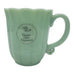 The Pioneer Woman Jade Green Milk Glass Scallop Edge Mug