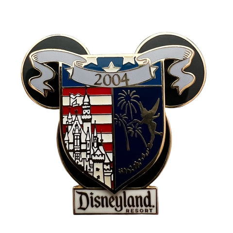 Disney Cast Exclusive Disneyland Patriotic Shield Tinker Bell Pin