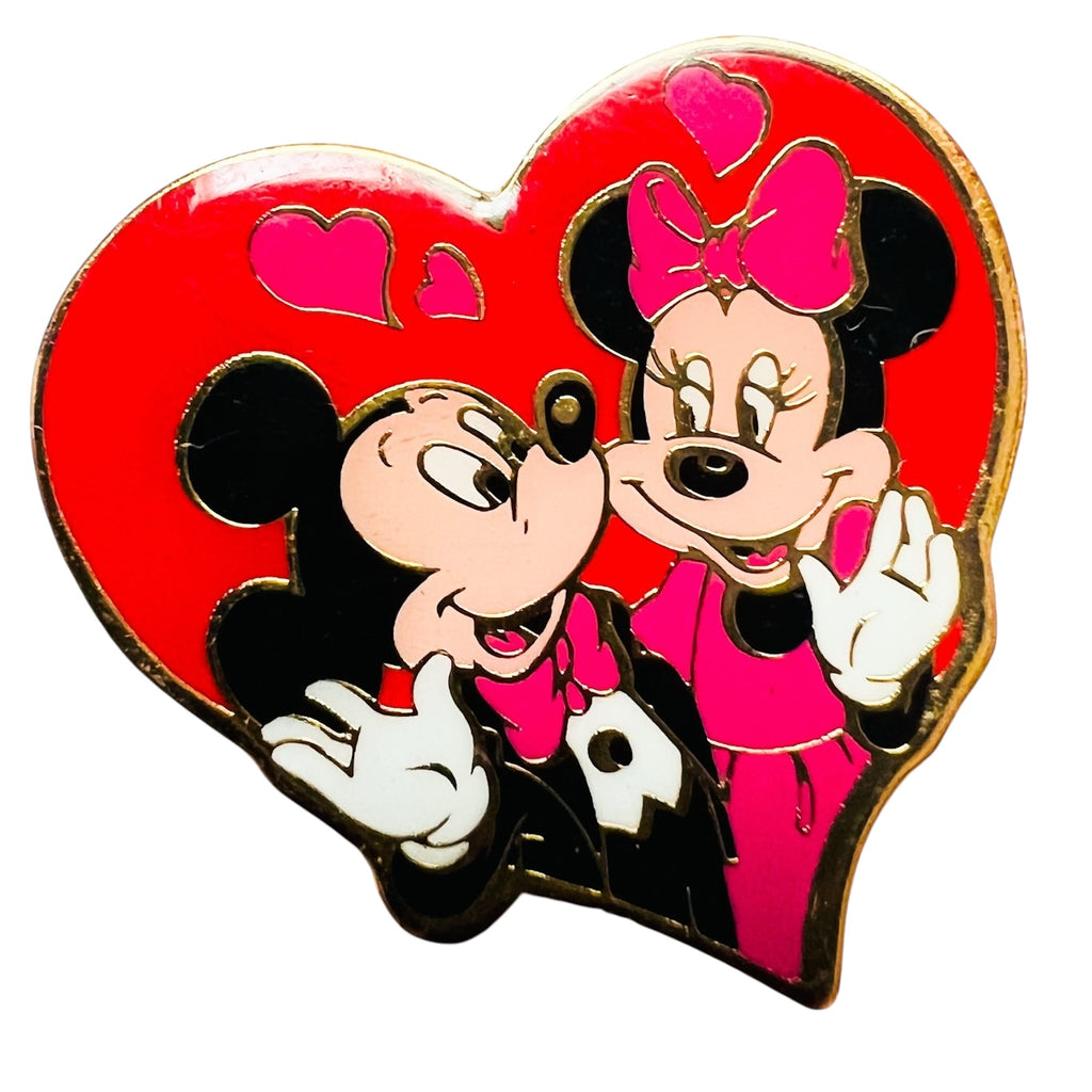 Disney Walt Disney Company Mickey & Friends Valentines Minnie Mouse Heart Pin