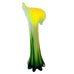 Modern Hand Blown Lily Art Glass Vase