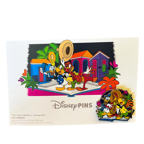 The Three Caballeros Pivoting Artist Series Limited Release Pin