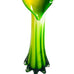 Modern Hand Blown Lily Art Glass Vase