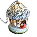 Blue Sky Heather Goldminc 2004 Mother Bird Hanging Birdcage Tea Light Holder