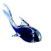 Vintage Handblown Art Glass Cobalt Blue Dolphin