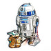 Disney Star Wars R2D2 Grogu Fig Pin