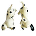 Vintage Set Of 2 DISNEY 101 DALMATIONS Lolly & Patch Dog Ceramic Figures