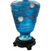 Vintage Durand Art Glass Threaded Heart Table Lamp