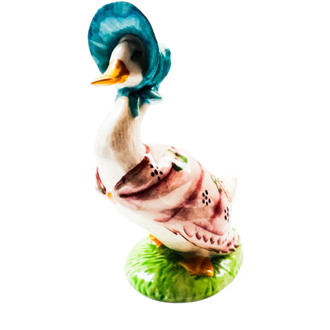 Beatrix Potter Jemima Puddleduck Royal Doulton Bewick England Figurine