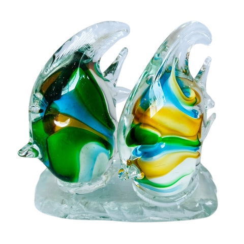 Vintage Murano Art Glass Angel Fish Figurine