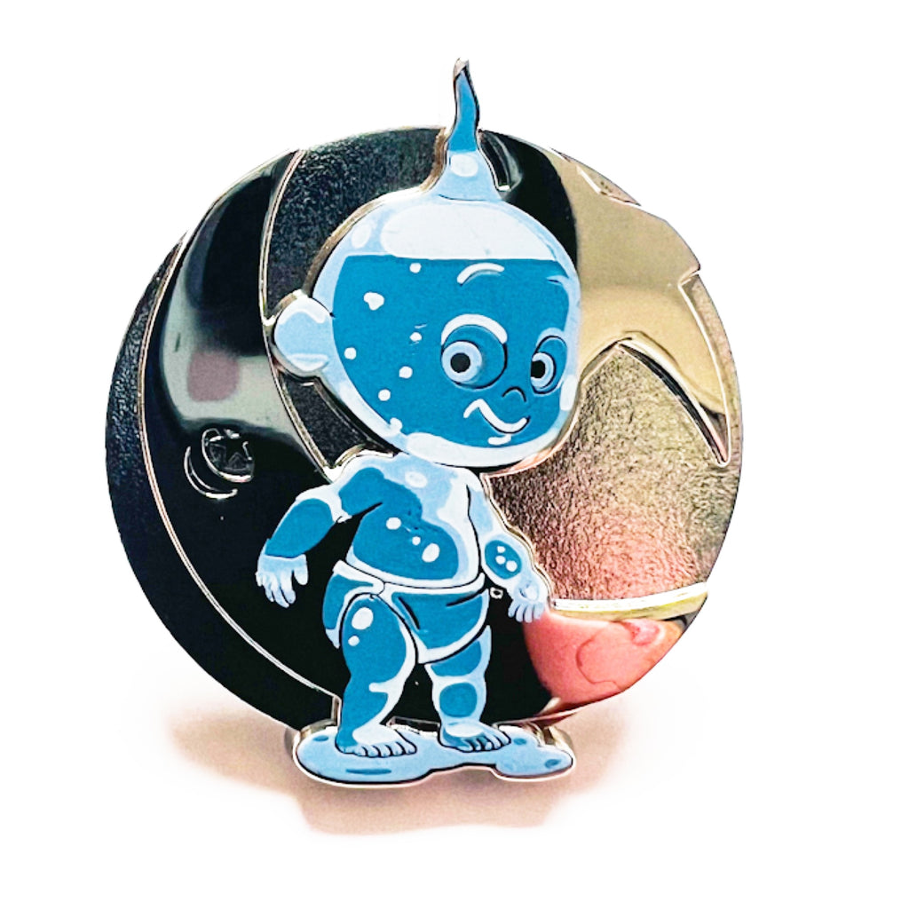 Disney DLR Jack Jack Incredibles Water Pixar 2024 Hidden Mickey Pin