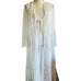 Vintage Glydons Hollywood Bridal Lace Nightgown & Robe Peignoir Set