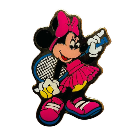 Disney Minnie Mouse Pink Tennis Dress Pin