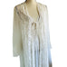 Vintage Glydons Hollywood Bridal Lace Nightgown & Robe Peignoir Set