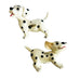 Vintage Set Of 2 DISNEY 101 DALMATIONS Lolly & Patch Dog Ceramic Figures