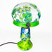 Daum Nancy Cameo Leaf Pattern Design Table Lamp