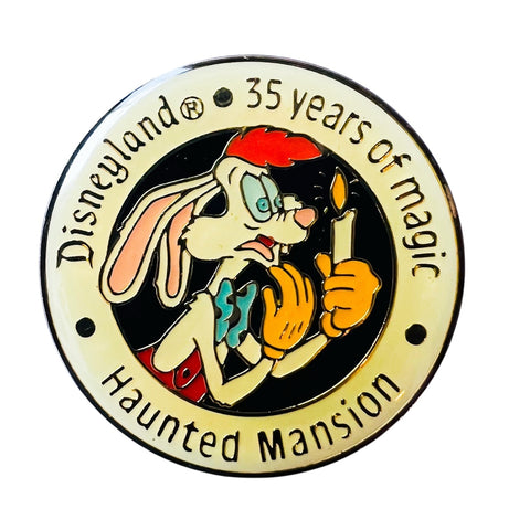 Disney Disneyland Haunted Mansion Roger Rabbit from the 35 years of Magic Pin