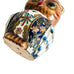 Vintage Cloisonne Enamel Brass Owl Figurine