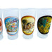 Vintage Tommy Bahama's Frosted Shot Glass Set of 6