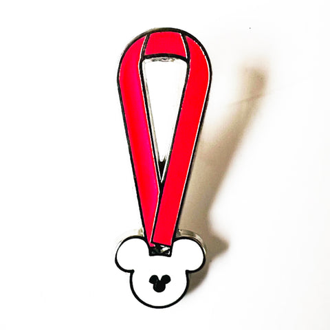 Disney Mickey Ears Medal Award Hidden Mickey Pin