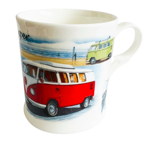 LSC Quality Giftware Fine Bone China VW Camper Coffee Cup Mug