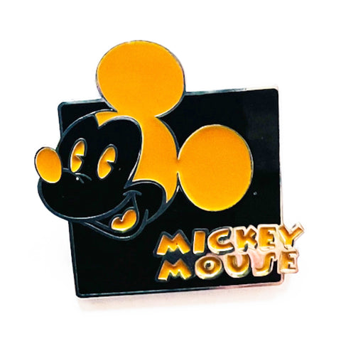 Disney Mickey Mouse Expression Mystery Chuckling Orange Pin