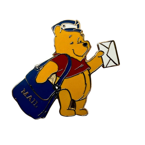 Disney Winnie the Pooh Mail Carrier Pooh Disneyland Resort Pin