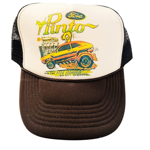 Vintage Nissun Ford Pinto Mesh SnapBack Trucker Hat