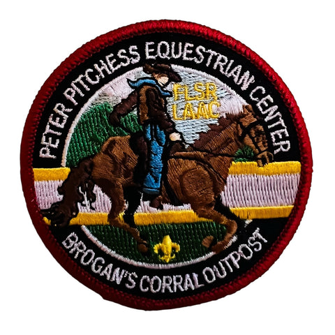 LACC Forest Lawn Scout Reservation Peter Pitchess Equestrian Center Patch