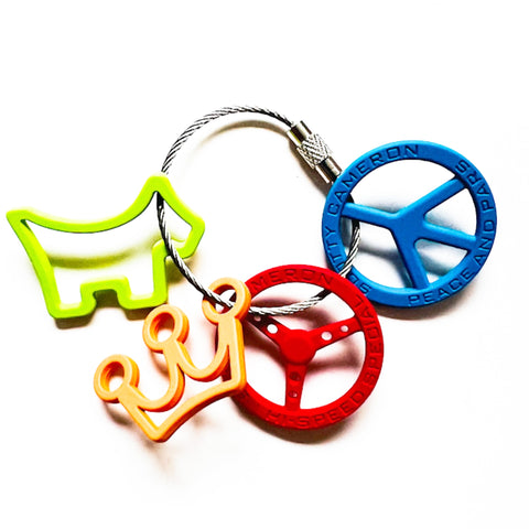 Scotty Cameron Coins | Peace Wheel Crown Dog Rubberized Metal Ball Marker