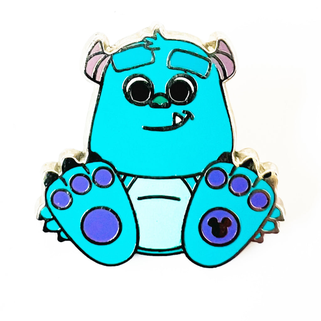 Disney Monsters Inc Sulley Hidden Mickey Big Foot Feet Pin