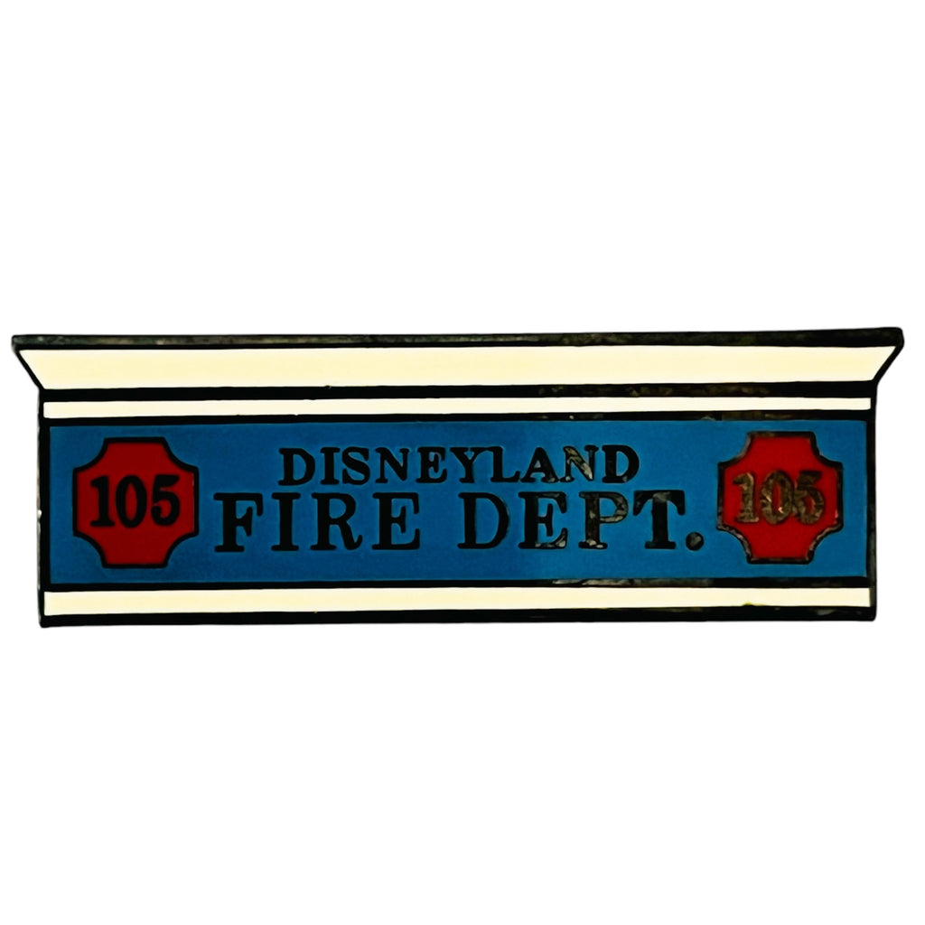 Disney Main Street Fire Department Sign Series 2001 Disneyland Pin