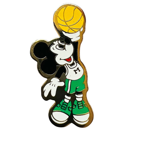 Disney Mickey Mouse Sports Basketball Pin