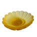 Vintage Lalique France Yellow Frosted Glass Daisy Trinket Dish