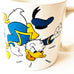 Vintage Disney 1980s Donald Duck Character Getting Angry Ceramic Mug