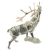 Swarovski Silver Crystal Stag Buck Deer Rhodium Antlers Figurine