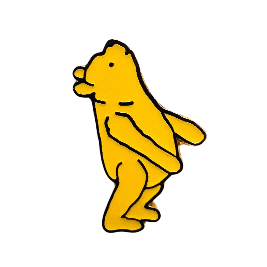 Vintage Winnie The Pooh Looking Up Pin