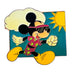 Disney AAi Mickey Mouse Sunglass Beach Theme Lapel Pin