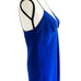 Vintagee Natori Cobalt Blue Slip Nightie Lingerie Dress