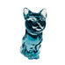 Vintage Fenton Blue Glass Cat Figurine