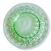 Vintage Daisy Pattern Light Green Depression Glass Plate