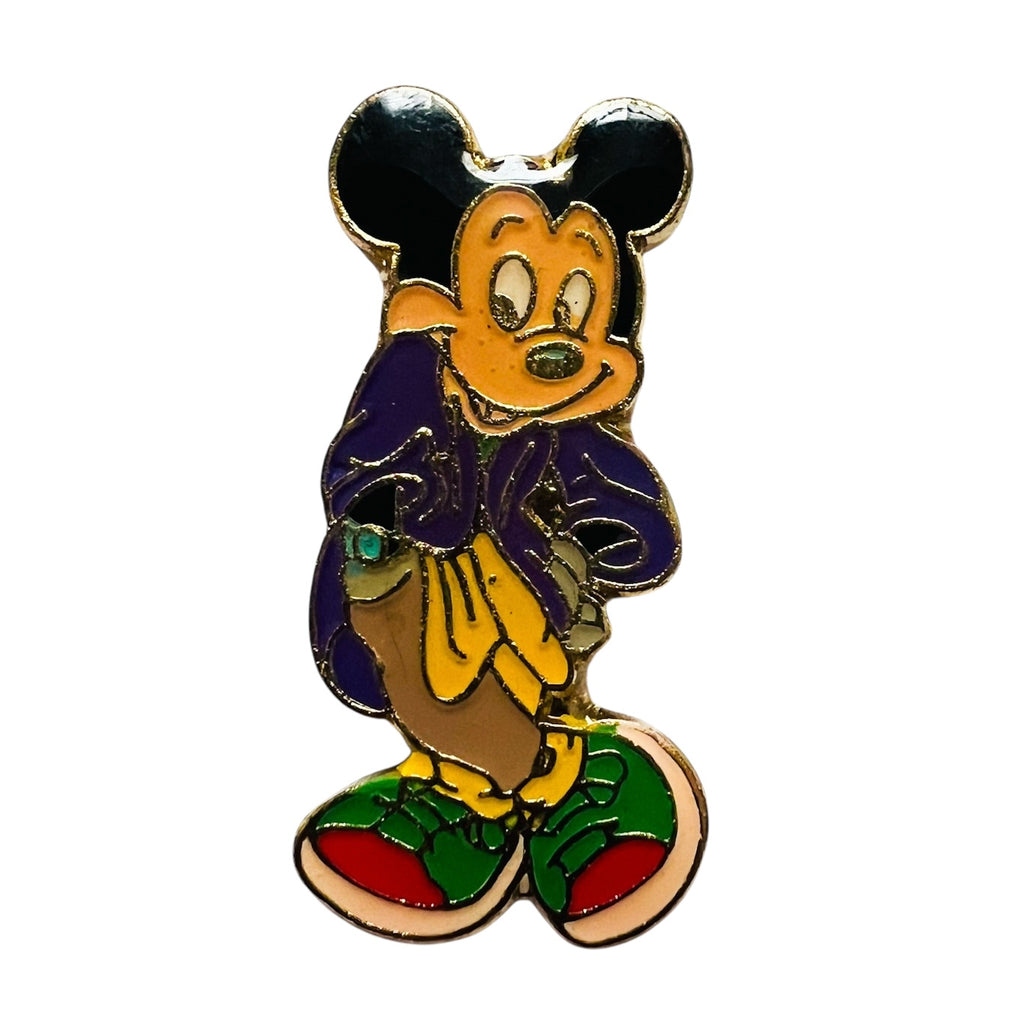 Disney Mickey Mouse in Purple Jacket Pin