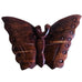 Vintage Butterfly Hand Carved Wood Puzzle Jewelry Box