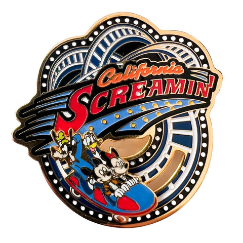 Disney DCA California Screamin' FAB 4 Exclusive Slider Pin