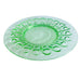 Vintage Daisy Pattern Light Green Depression Glass Plate