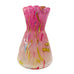 Harrach Peloton Splatter Ruffle Glass Vase