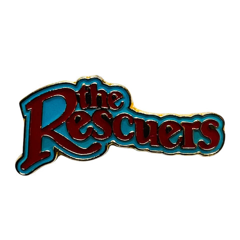 Disney Title Logo Rescuers Pin