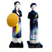 Vintage Vietnamese Woman Figurines Hand Painted Vietnam Souvenirs